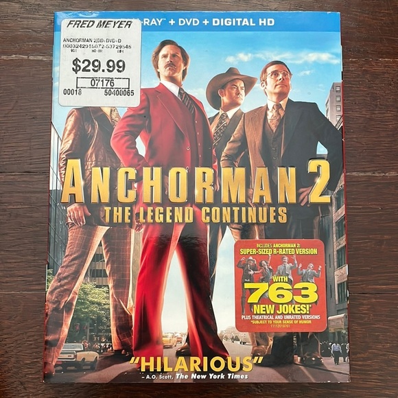 Anchorman 2 Blu-Ray DVD 3-Disc Collection - Picture 1 of 10